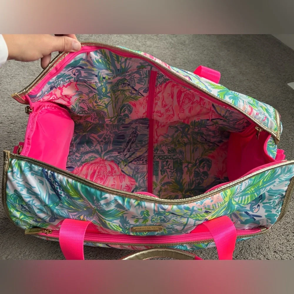 Lily Pulitzer Weekender / Garment Bag Bohemian Queen Print - Picture 6 of 7